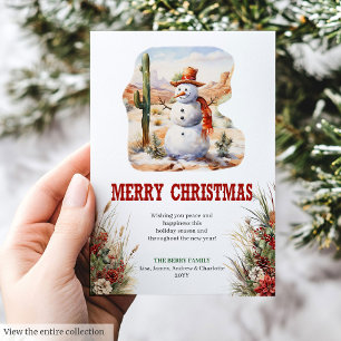 Rustic prairie Christmas greeting card download