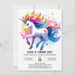 Rustic Printable Horse Birthday  Invitation