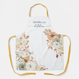 Rustic Pumpkins Thanksgiving All-Over Print Apron