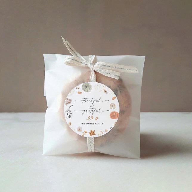 Rustic Pumpkins Thanksgiving Dinner Sticker (Creator Uploaded)