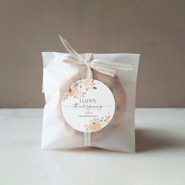 Rustic Pumpkins Thanksgiving Dinner Sticker (Creator Uploaded)