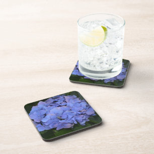 Rustic Purple Hydrangea macrophylla Coaster
