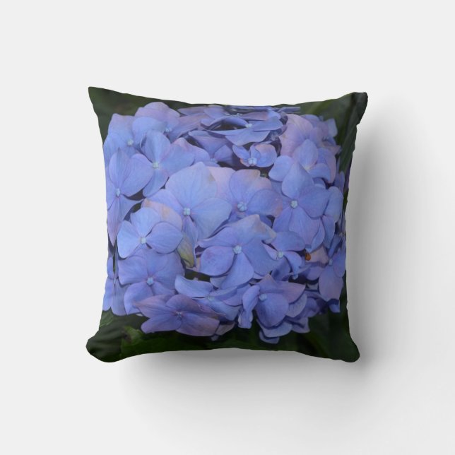 Rustic Purple Hydrangea macrophylla   Cushion (Front)