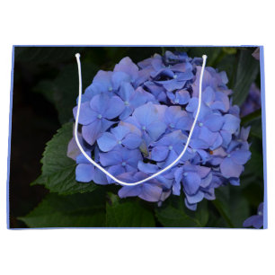 Rustic Purple Hydrangea macrophylla Large Gift Bag