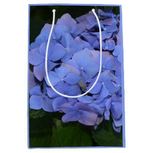 Rustic Purple Hydrangea macrophylla Medium Gift Bag