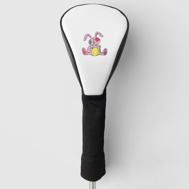Rustic Rabbit  Golf Head Cover (Front)