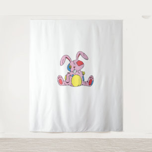 Rustic Rabbit Tapestry