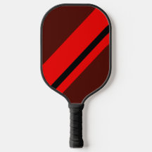 Rustic Racing Stripe Pickleball Paddle