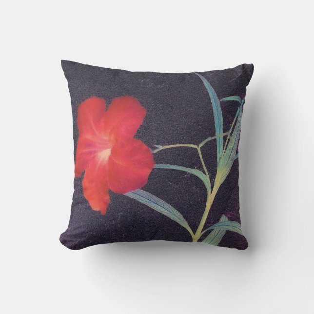 Rustic Red Flower Breeze Cushion (Front)