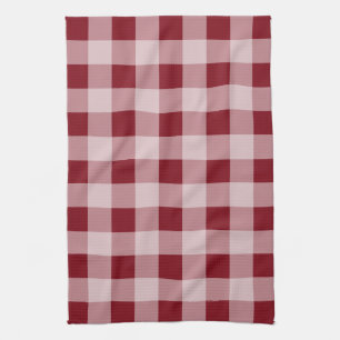 Rustic Red Gingham Kitchen Towel