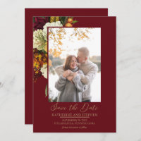 Rustic Red | Orange Floral Bouquet Photo