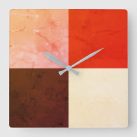 Rustic Red Pink Brown Ivory