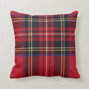 Rustic Red Plaid Holiday Home Décor Christmas Cushion