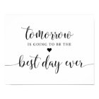 Rustic Rehearsal Dinner Decorations Sign