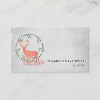 Rustic Reindeer Boho Watercolor