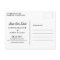 Rustic Retro Typography Save the Date Postcard