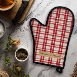 Rustic Reverie | Embracing the Farmhouse Red Plaid Oven Mitt & Pot Holder Set<br><div class="desc">Step into the cosy charm of countryside living with our "Rustic Reverie | Embracing the Farmhouse Red Plaid" collection, exclusively available on Zazzle. This delightful collection brings the timeless appeal of farmhouse red plaid patterns to life in a range of products designed to infuse warmth and style into your everyday...</div>
