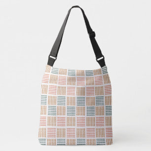 Rustic Rhythm Plaid – Modern Boho Crossbody Bag