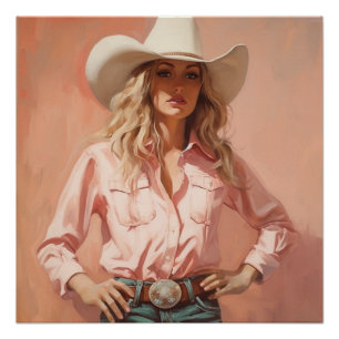 Rustic Rhythms: Cowgirl Wall Art