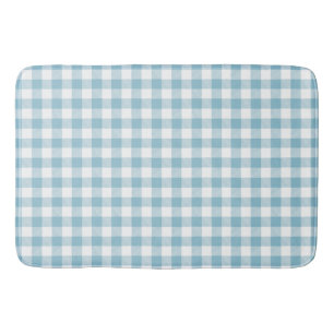 Rustic River Blue Buffalo Check Bath Mat