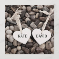 Rustic Riverside Beach Sea Side Pebbles Wedding