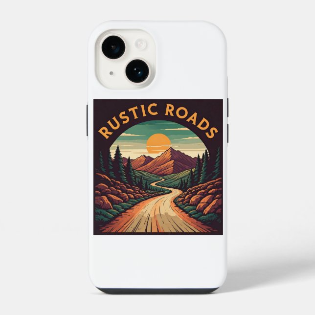 Rustic Roads iPhone Case (Back)