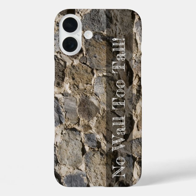 Rustic Rock Wall Texture Photograph Template Case-Mate iPhone Case (Back)
