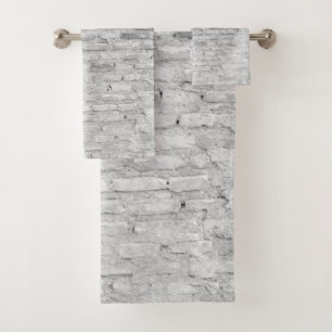 Rustic Roman Brick Wall #2 #wall #decor #art Bath Towel Set