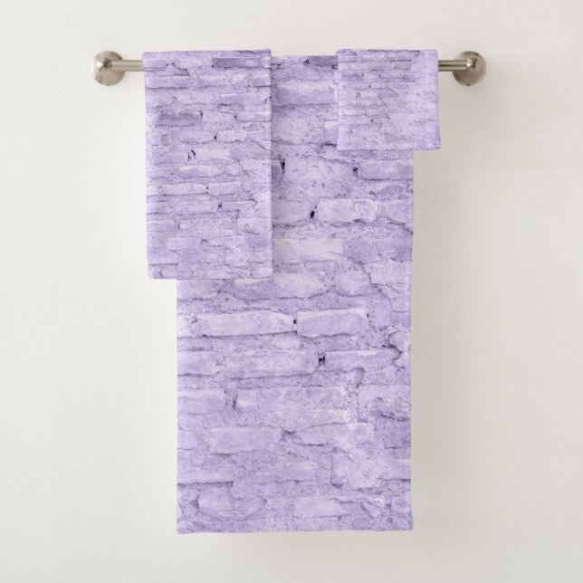 Rustic Roman Brick Wall #4 #wall #decor #art  Bath Towel Set (Insitu)