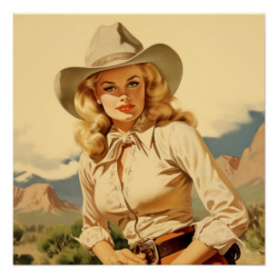 Rustic Romance Couture: Wild West Whispers Poster