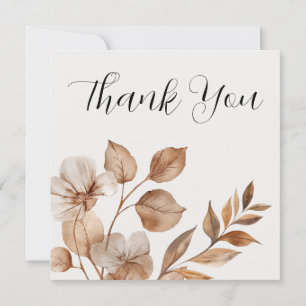 Rustic Romance Wedding Thank You Cards