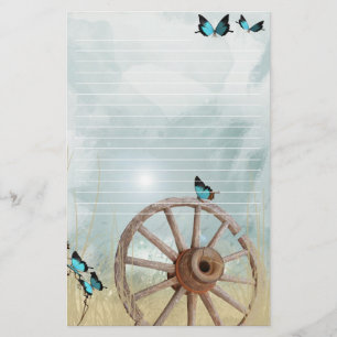 Rustic romantic country stationery