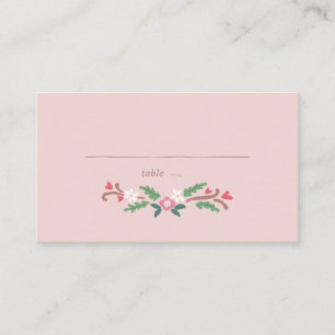 Rustic Romantic Floral Bunch  Place Card