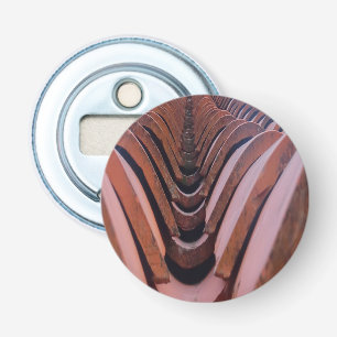 Rustic Roof Tiles with Unique Perspective Bottle Opener