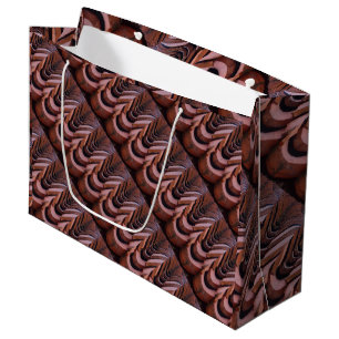 Rustic Roof Tiles with Unique Perspective   Large Gift Bag