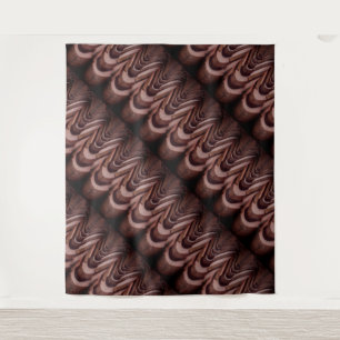 Rustic Roof Tiles with Unique Perspective   Tapestry