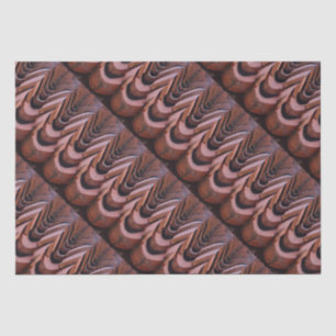 Rustic Roof Tiles with Unique Perspective Tissue Paper