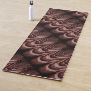 Rustic Roof Tiles with Unique Perspective   Yoga Mat