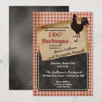 Rustic Rooster Backyard I DO BBQ Engagement Party