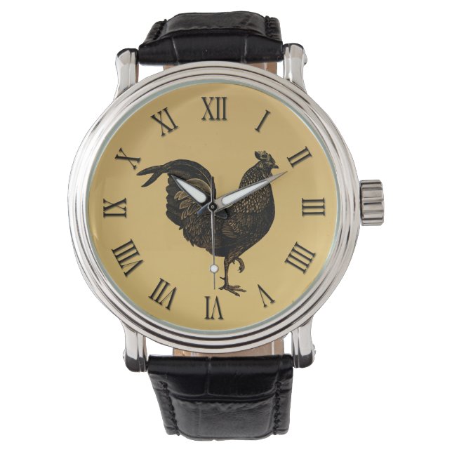 Rustic Rooster Chinese New Year 2017 Watch (Front)