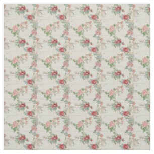 Rustic Rose Garden Charm Fabric