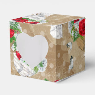 Rustic Rose Gift Box with Heart