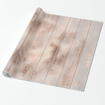 Rustic Rose Gold Metal Cottage Wedding Bridal Pink