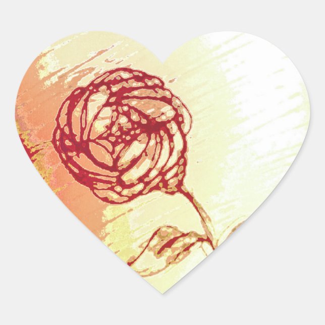 Rustic Rose Stickers (Front)