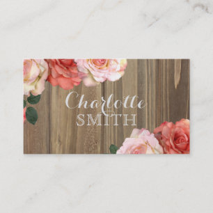 Rustic Roses Business Card