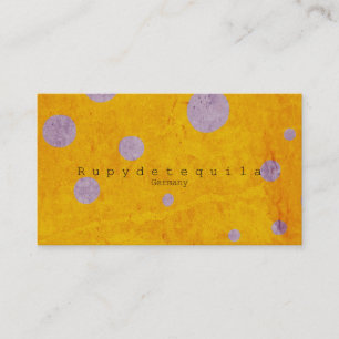 Rustic rugged Polkadots Business Card