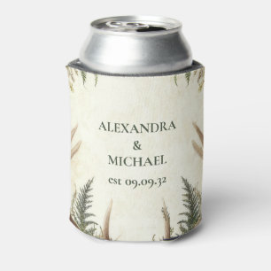 Rustic Rustic Antler Woodland Can Cooler