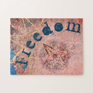 Rustic Rusty Freedom Jigsaw Puzzle