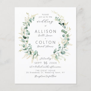 Rustic sage greenery boho all in one wedding