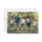 Rustic Script Christmas Photo Card Gold